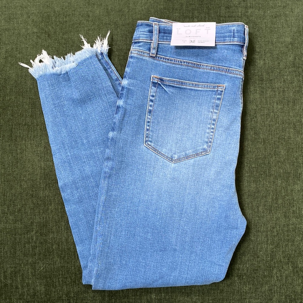 Loft High Waist Skinny Jeans